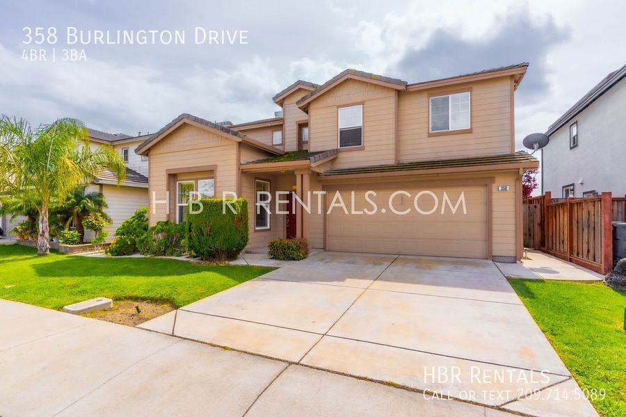 358 Burlington Drive Tracy CA 95376 HBR Rentals